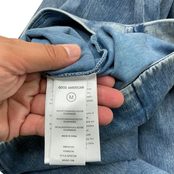 Good American Soft Sculpt Pull On Flare Jeans Size M - Picture 9 of 14